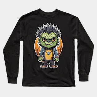 Frankenstein Porcupine 2 Long Sleeve T-Shirt